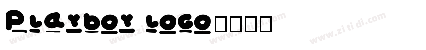 Playboy logo字体转换